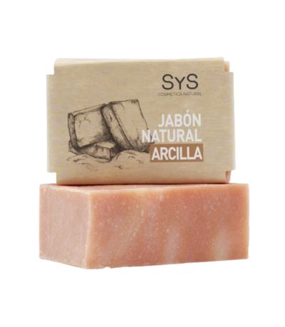 Jabon Natural Solido de Arcilla Vegan 100g Sys Cosmetica Natural