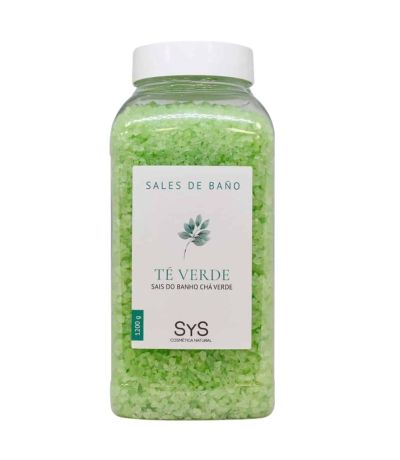 Sales de Baño Te Verde 1200gr SYS Cosmetica Natural