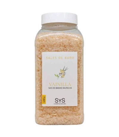 Sales de Baño Vainilla 1200gr SYS Cosmetica Natural