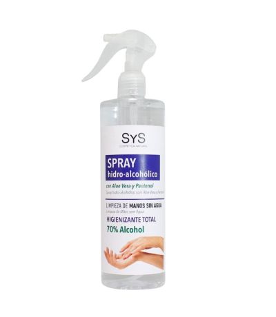 Spray Hidroalcoholico con Aloe Vera 500ml SYS Cosmetica Natural