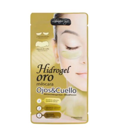Mascarilla Ojos y Cuello Hidrogel Oro 1ud SYS Cosmetica Natural