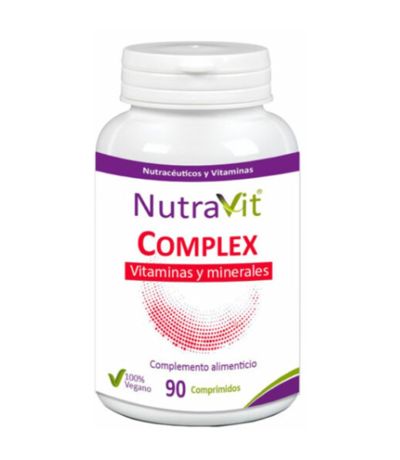 Nutravit Complex Vitaminas Minerales Vegan 90comp
