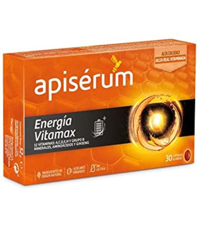 Apiserum Energia Vitamax SinGluten 30caps
