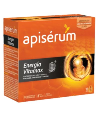 Apiserum Energia Vitamax SinGluten 18 viales
