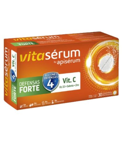 Vitaserum Defensas Forte SinGluten 30comp Apiserum