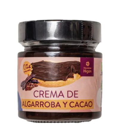 Crema Algarroba y Cacao Eco 230g Chocolates Higon