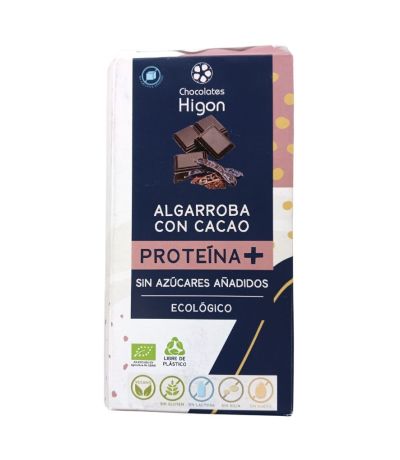 Choco Algarroba Proteina SinAzucar 70g Chocolates Higon