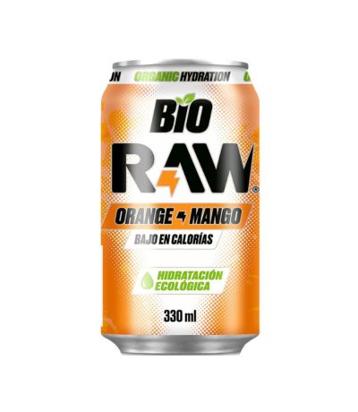 Bebida Isotonica Naranja y Mango Bio 330ml Raw