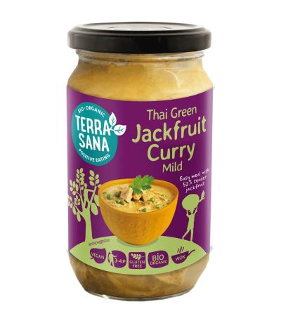 Curry Verde Tailandes con Jackfruit Vegan 350g Terrasana