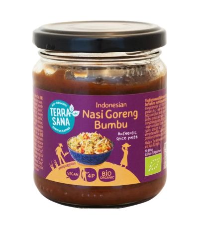 Salsa Nasi Goreng Bumbu Indonesio Vegan 200g Terrasana