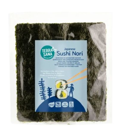 Sushi Nori 7 hojas Nature Vegan 17g Terrasana