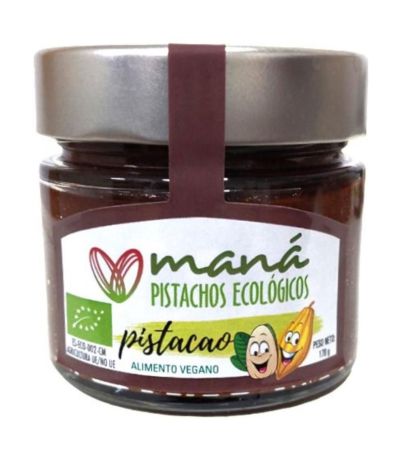 Crema Pistacho Cacao Eco 170g Mana Pistachos Ecologicos
