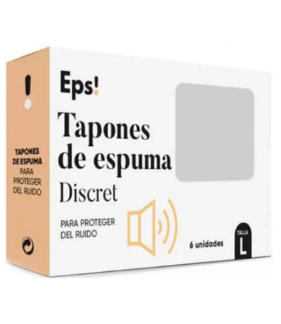 Tapones Espuma Discret Talla L 1 caja EPS