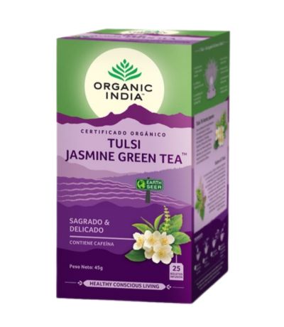 Tulsi Jasmine Green Tea Eco 25inf Organic India