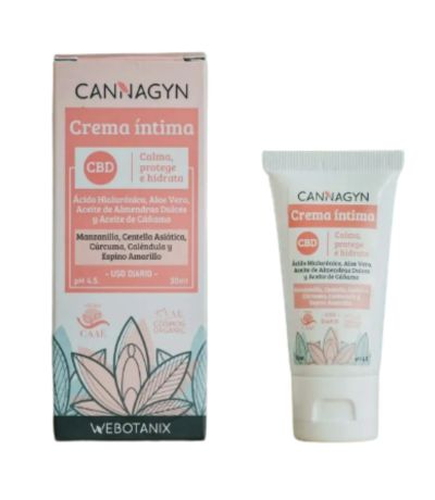 Cannagyn Crema Intima Bio 30ml Webotanix