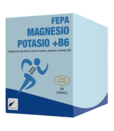 Fepa Magnesio Potasio  B6 20 Sobres Fepadiet