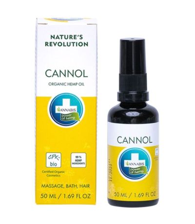 Cannol Aceite Cañamo Natural Multiusos Bio 50ml Annabis
