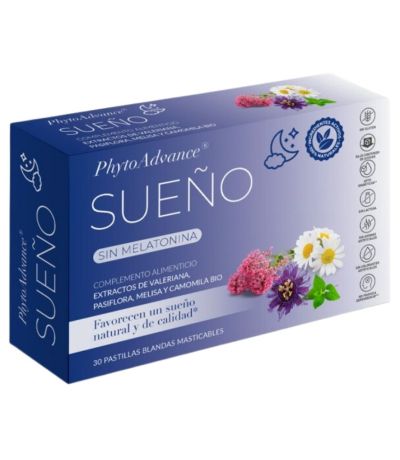 Sueño SinGluten 30 pastillas blandas masticables Phytoadvance