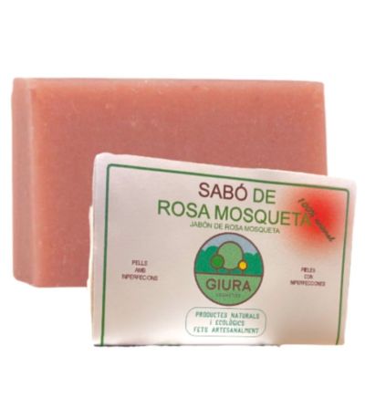 Jabon Solido Rosa Mosqueta 100ml Giura Cosmetics