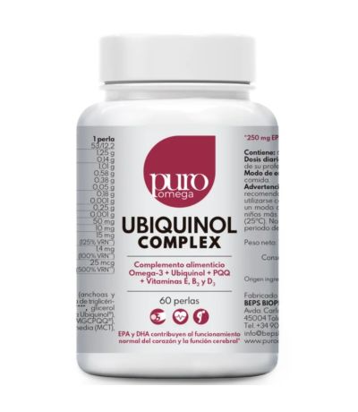 Ubiquinol Complex Beps 60 perlas Puro Omega
