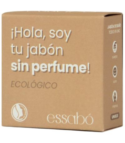 Jabon Sin Perfume Bio 120gr Essabo
