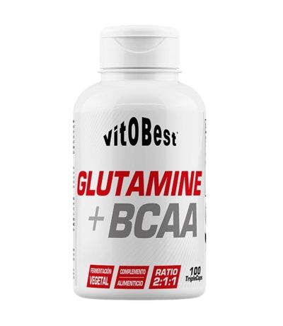 Glutamine Bcaa 100 triplecaps Vitobest