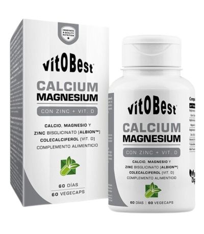 Calcium Magnesio 60caps Vitobest