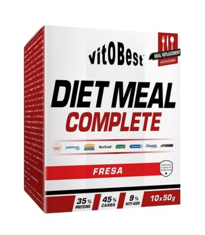 Diet Meal Complete Fresa 10x50g Vitobest