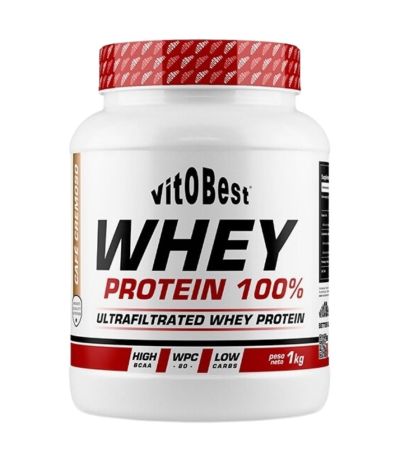 Whey Protein 100% Café 1kg Vitobest