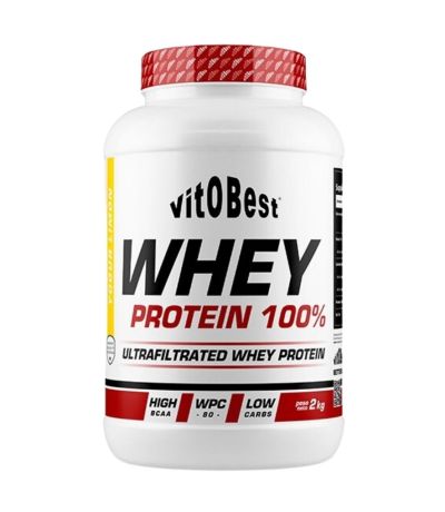Whey Protein 100% Yogur Limon 2kg Vitobest