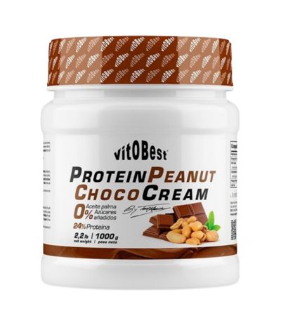Cream Protein Peanut Choco SinAzucar 1kg Vitobest