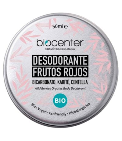 Desodorante Solido Frutos Rojos Bio Vegan 50ml Biocenter