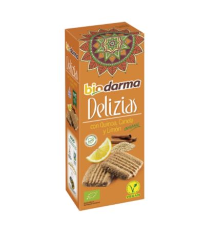 Galletas Delizias Quinoa Canela y Limon Eco 125g Bio-Darma