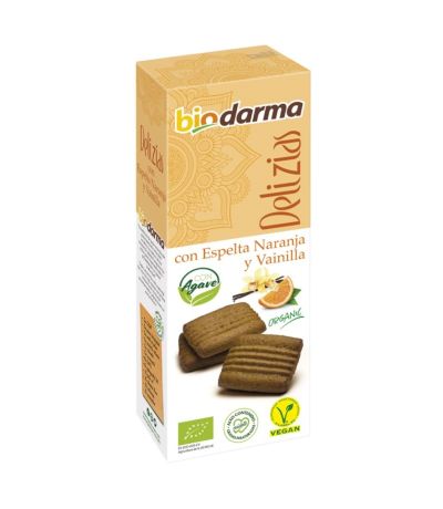 Galletas Delizias con Naranja y Vainilla Eco 125g Bio-Darma