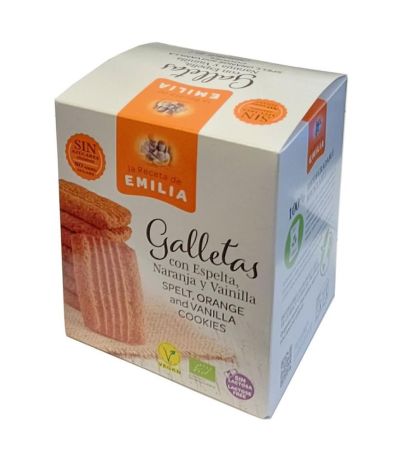 Galletas con Vainilla y Naranja Eco 125g La Receta de Emilia