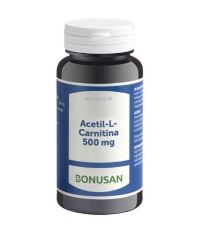 Acetil-L-Carnitina 500Mg 60caps Bonusan