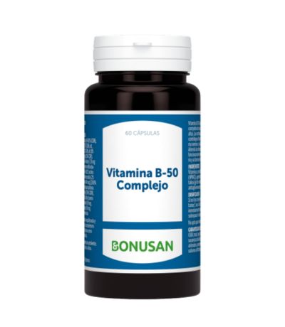 Vitamina B-50 Complejo 60caps Bonusan