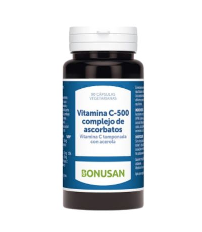 Vitamina C-500 Ascorbatos 90caps Bonusan