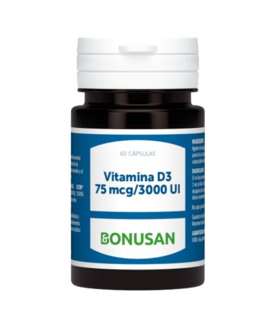 Vitamina D3 75 Mcg  3000 Ui 60perlas Bonusan