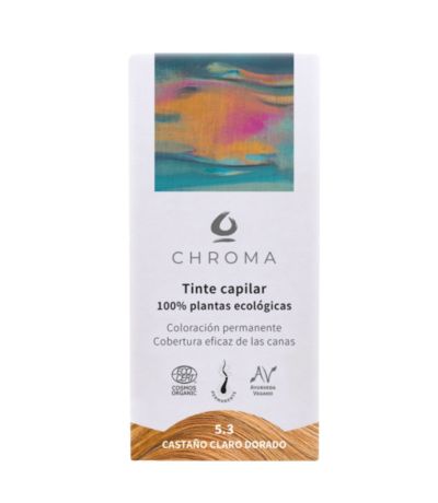 Tinte 5.3 Castaño Claro Dorado 100gr Chroma