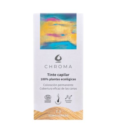 Tinte 7.3 Rubio Dorado 100gr Chroma