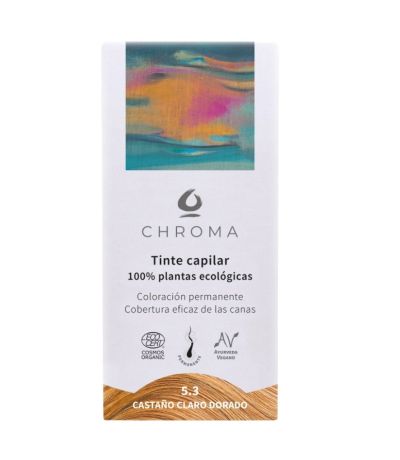 Tinte 5.3 Castaño Claro Dorado 500g Chroma