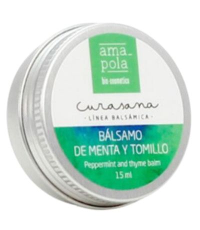 Balsamo de Menta y Tomillo 15g Amapola Biocosmetics