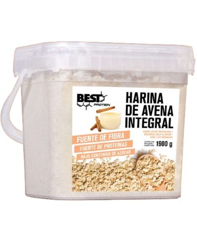 Harina de Avena Integral Leche Merengada 1900g Best Protein