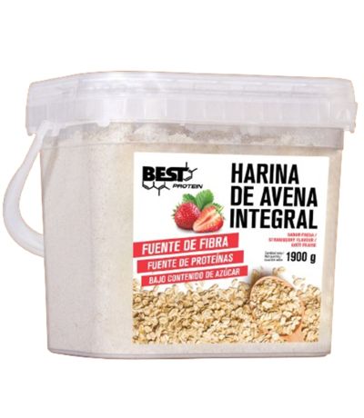Harina de Avena Integral Fresa 1900g Best Protein