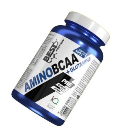 Aminoacidos Aminobcaa Glutamine Neutro 150comp. Best Protein
