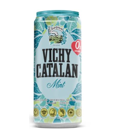 Agua Con Gas Menta Plus Lata 330ml Vichy Catalan
