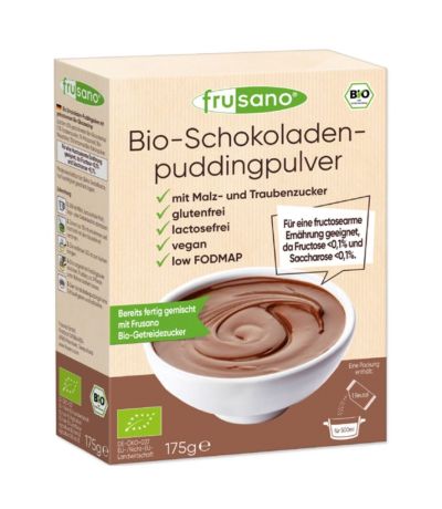 Pudin en Polvo de Chocolate Bio 175g Frusano 