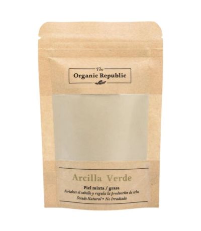 Arcilla Verde Anti Acne Pieles Mixtas 75g The Organic Republic