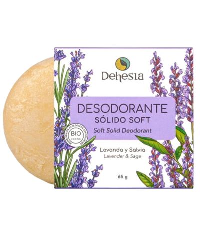 Desodorante Solido Soft Lavanda y Salvia Bio 65gr Dehesia